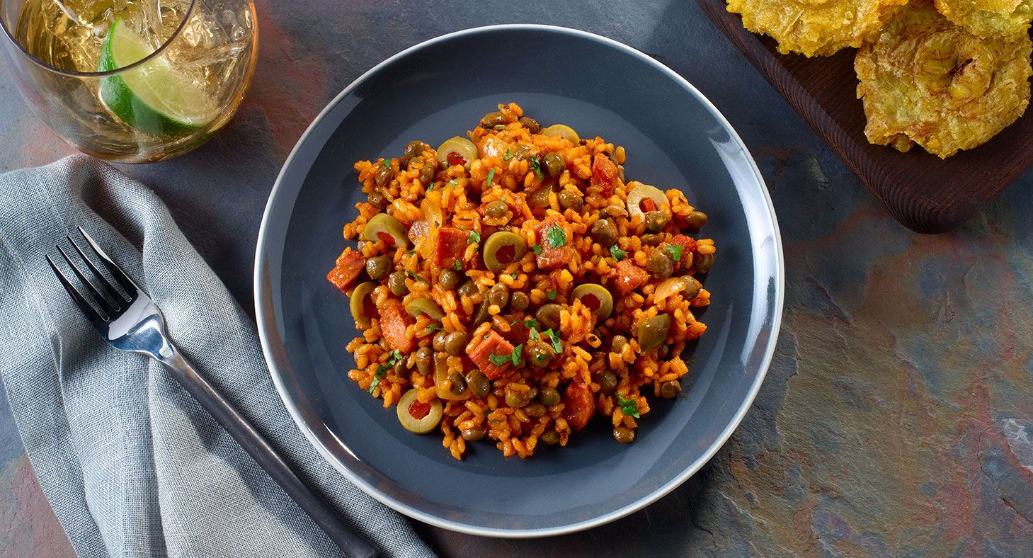Arroz con Gandules – Rice & Pigeon Peas