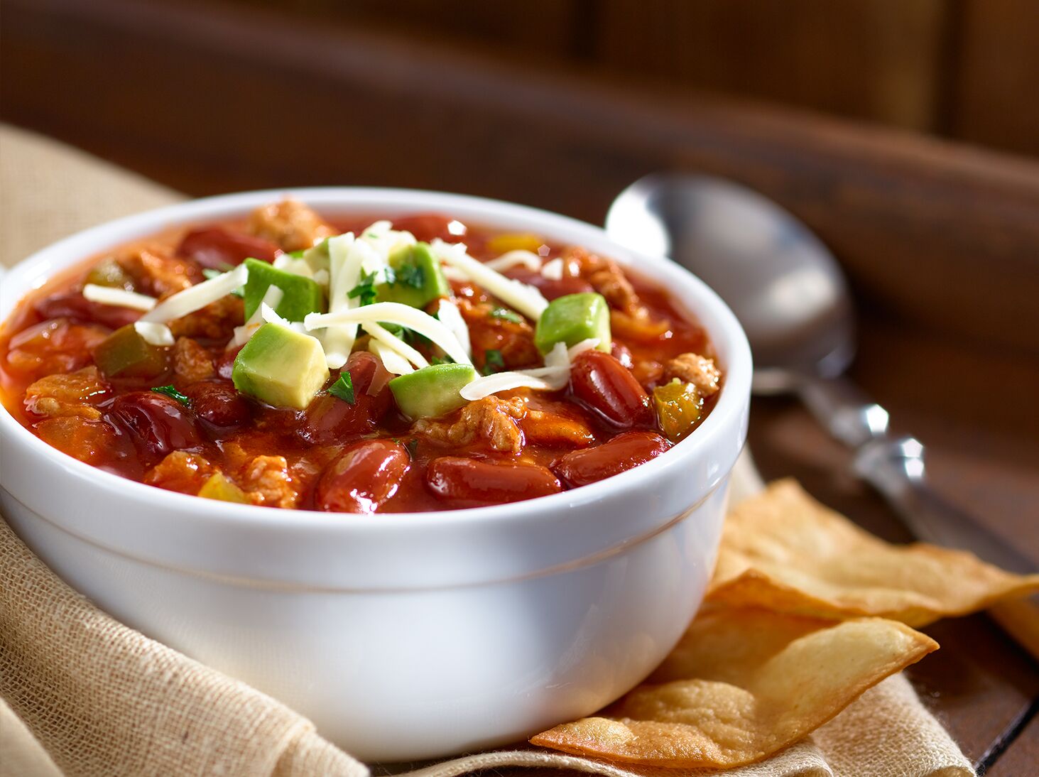 Chili de pavo con alubias rojas